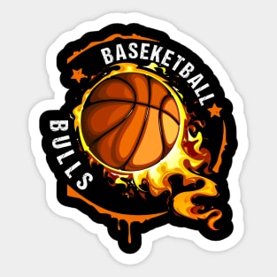 Graphic Basketball Name Bulls Classic Styles Sticker